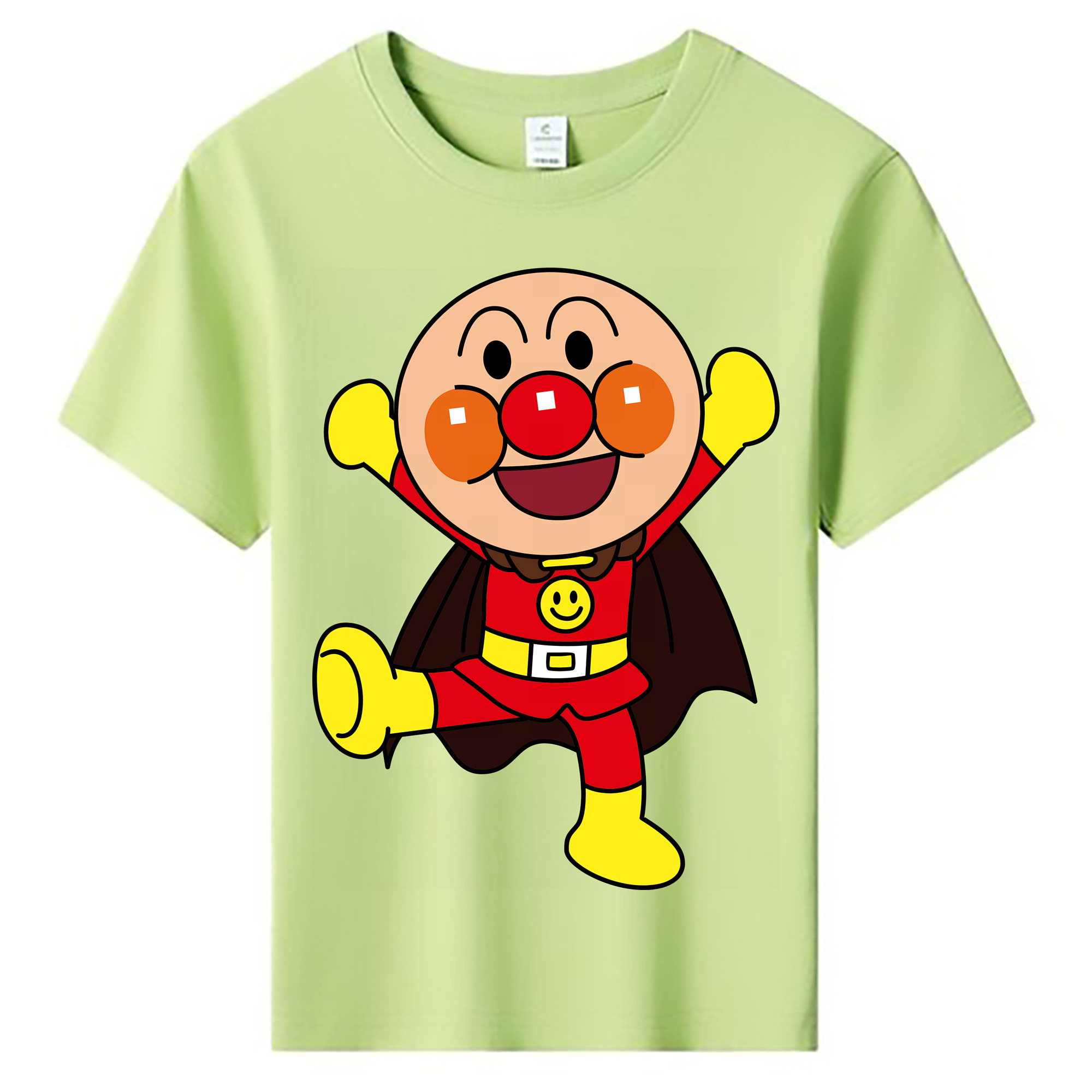 （画像用） アンパンマン Anpanman 綿100％キッズTシャツ（フロントプリント）